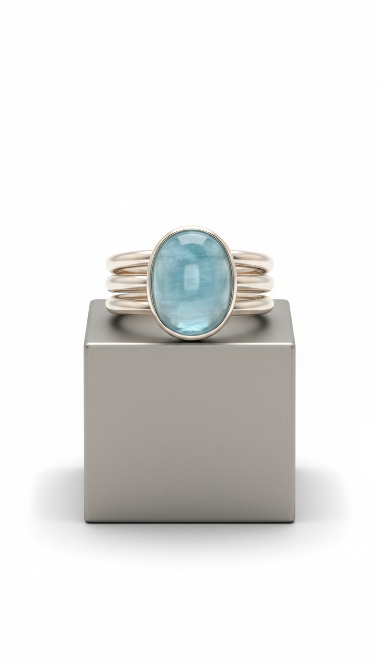 Anello con perla barocca